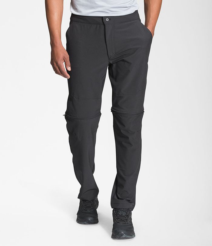 Pantalones The North Face Hombre Paramount Active Convertible Gris Oscuro - Peru 27048LKQC